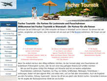 Tablet Screenshot of fischer-reisen.com