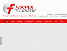 Tablet Screenshot of fischer-reisen.at